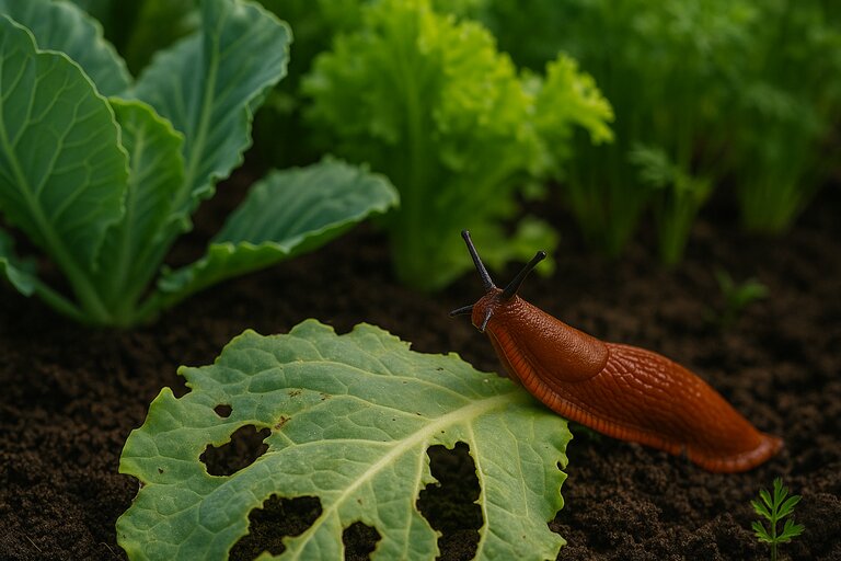 slim&aacute;k na zahradě