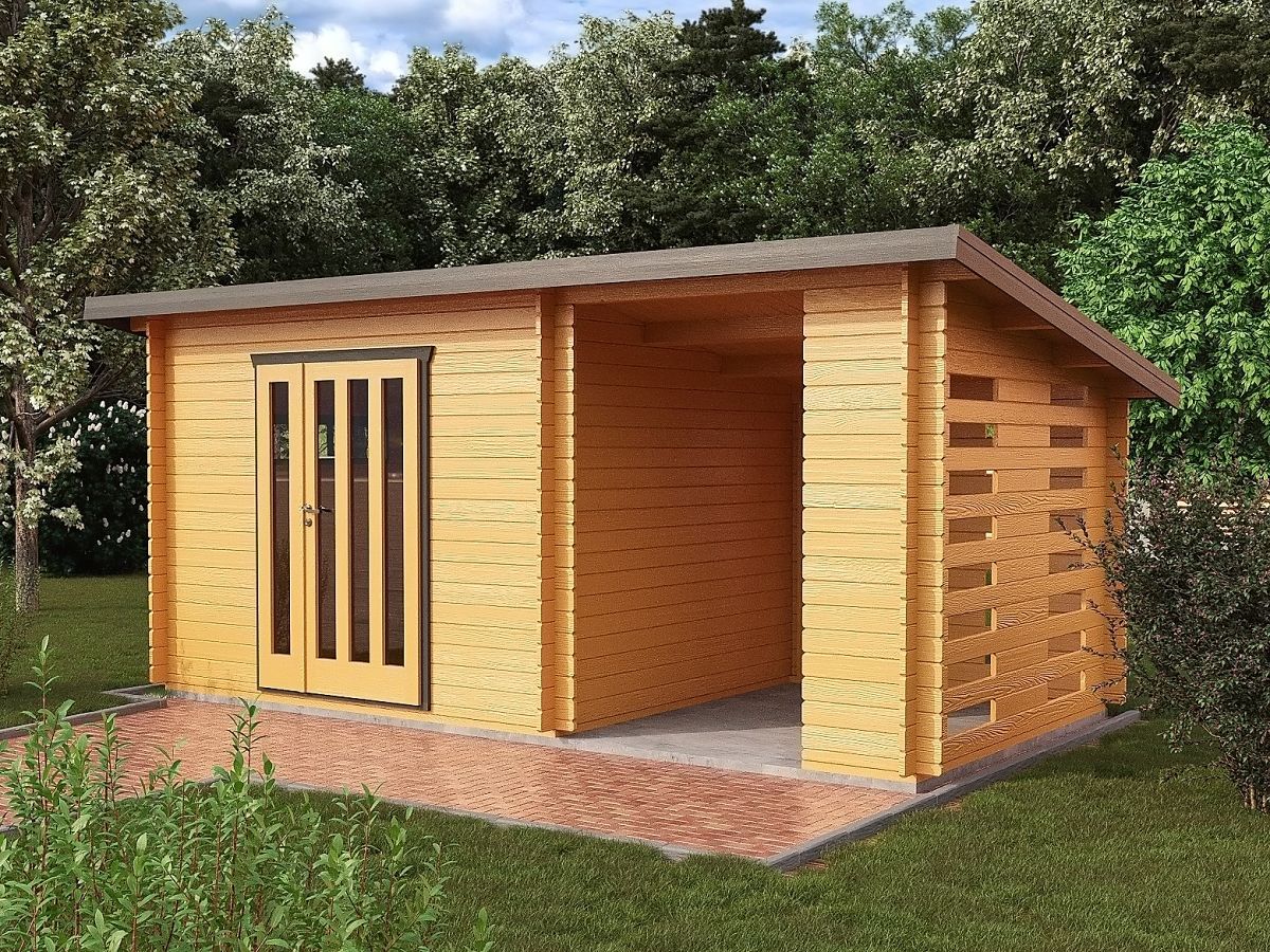 Zahradní domky a chatky - Kamal 3 EKO 300x250 28 mm