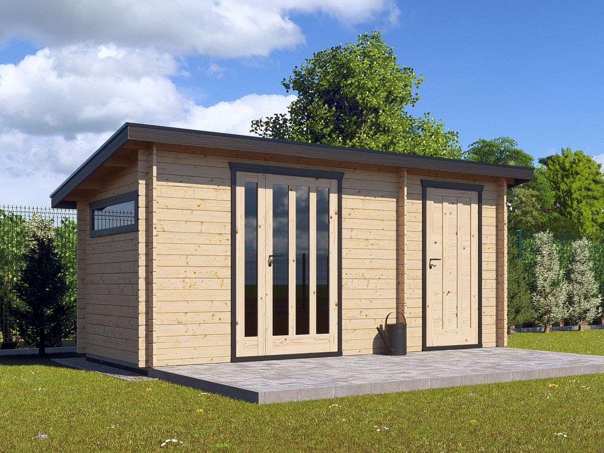 DŘEVOSTAVBA MĚSÍCE - Výprodejová AKCE - Kamal 4 EKO 460x250 28 mm