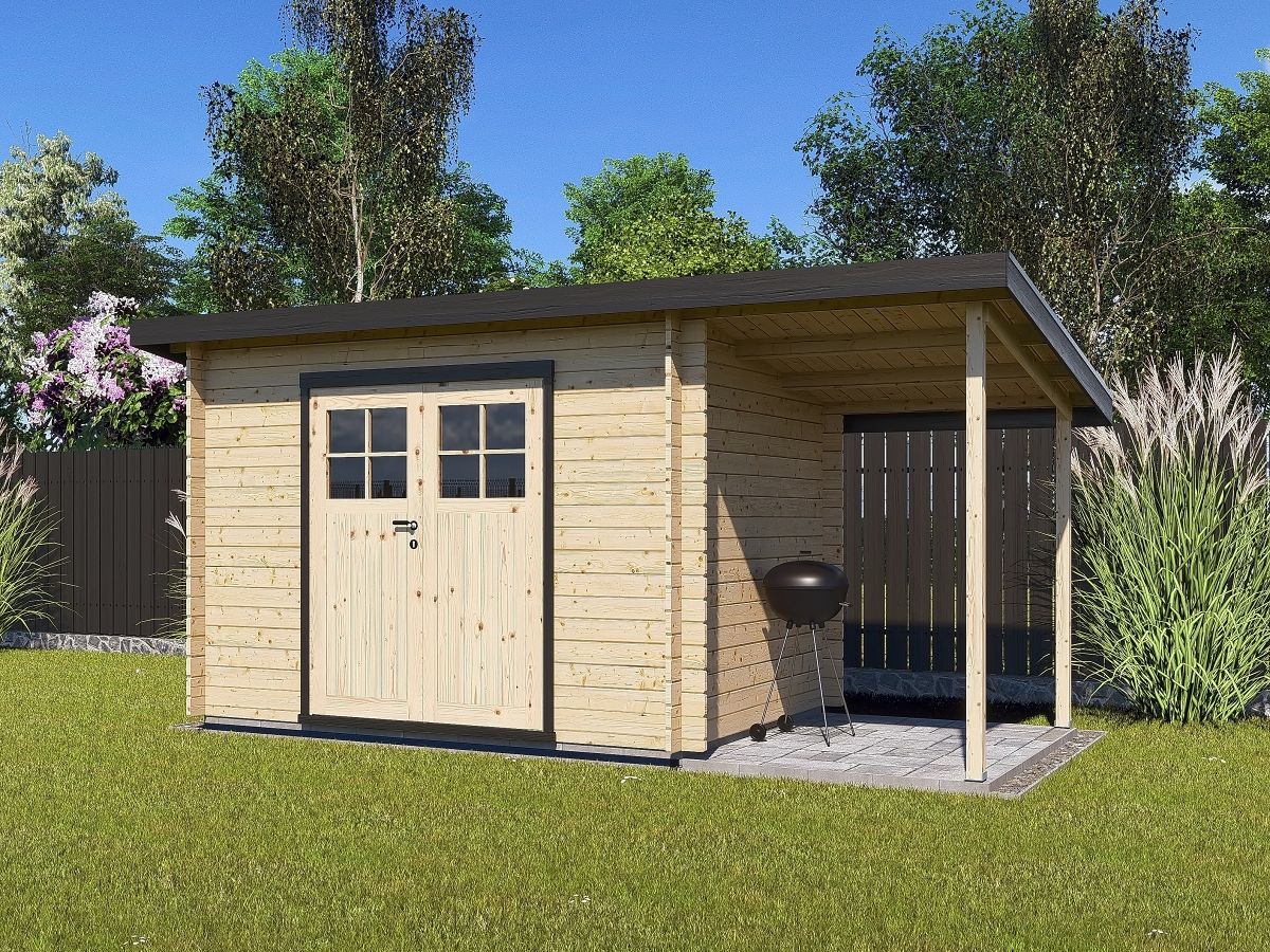 Robin EKO DD 300x250 28 mm + přístřešek